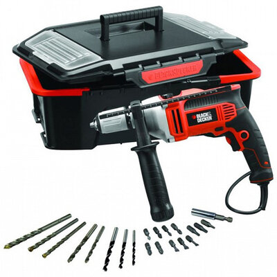 Električna čekić bušilica u koferu sa 20 delova pribora Black&Decker KR705AST2