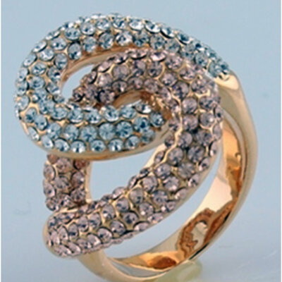 Ženski pozlaćeni prsten Passion GPL-048