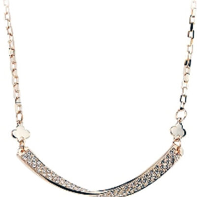 Ženski pozlaćeni lančić sa priveskom Simply GPL-002