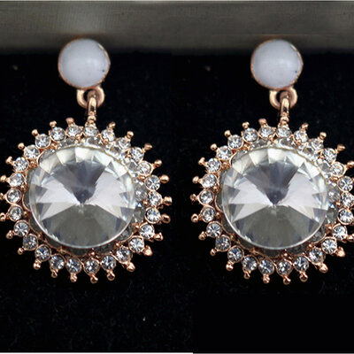 Ženske minđuše sa pozlatom Scarlet GPL-049