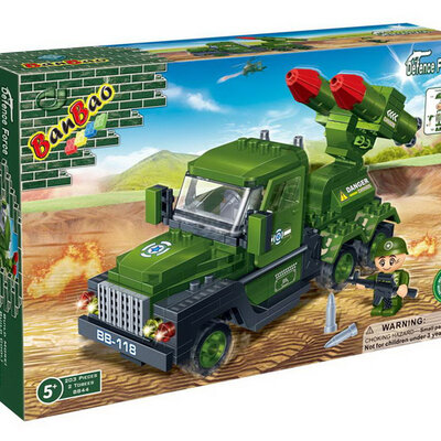 BanBao kockice Vojno vozilo sa raketama 8844