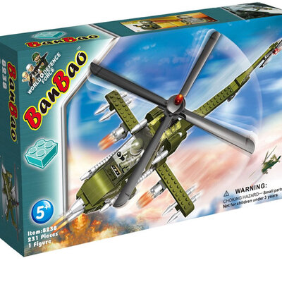 BanBao kockice Vojni helikopter 8238