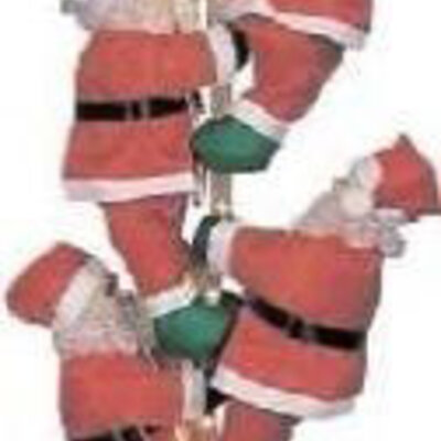 Novogodišnja Rasveta 4 Deda Mraza na LED Užetu 41-903