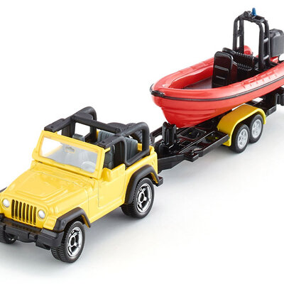 Siku Džip sa prikolicom i čamcem 1658