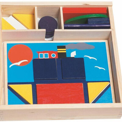 WoodyLand kutija sa šablonima za sklapanje slika 90605