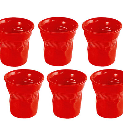 Set 6 šoljica za kafu Bialetti crvene RTATZ704