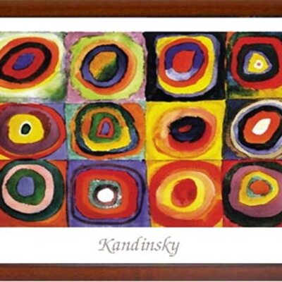 Farbstudie Quadrate - Kandinsky - 50x70 E3 EP