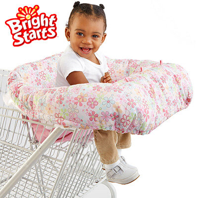 Bright Starts Navlaka za bebi stolice i šoping kolica Ružičasti cvetovi