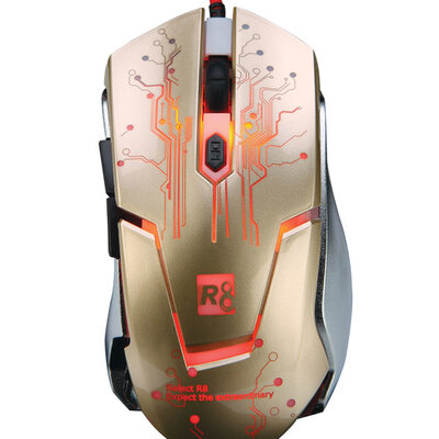 Optički Gaming Miš R8 M1655 zlatni
