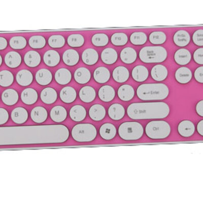 Tastatura R8 KB1826 roze