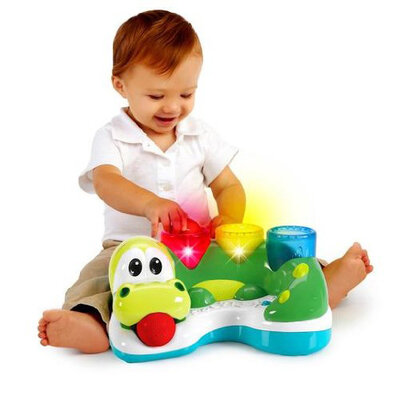 Bright Starts Edukativna igračka Muzički aligator sa lopticama