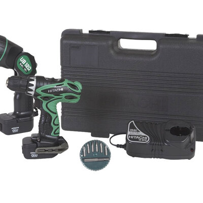Akumulatorska bušilica - šrafilica u koferu Hitachi DS12DVF3-WH
