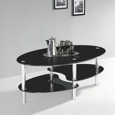 Klub Sto Air Black 90 x 50 x 44 cm