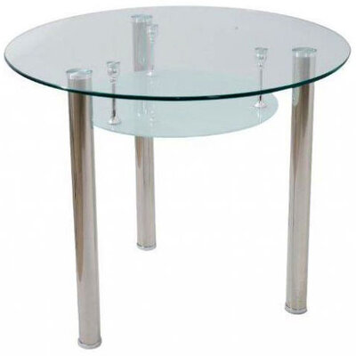 Trpezarijski Sto Carver Metal-Staklo