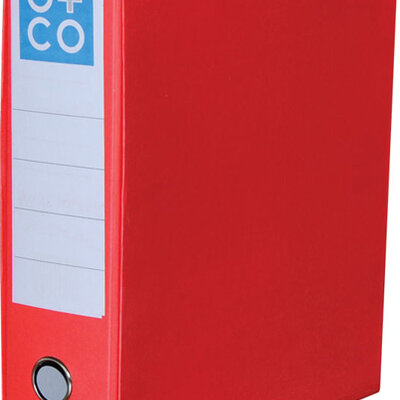 Registrator A4 N sa kutijom kartonski O+CO crvena 5 komada 04RGD01D