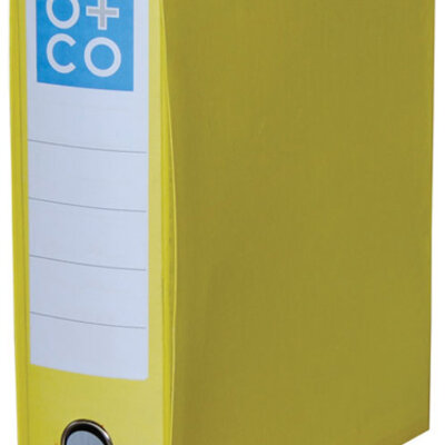 Registrator A4 N sa kutijom kartonski O+CO žuta 5 komada 04RGD01G