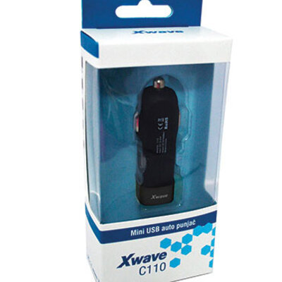 Auto punjač Xwave C110 USB 5V DC 1A crni 021824