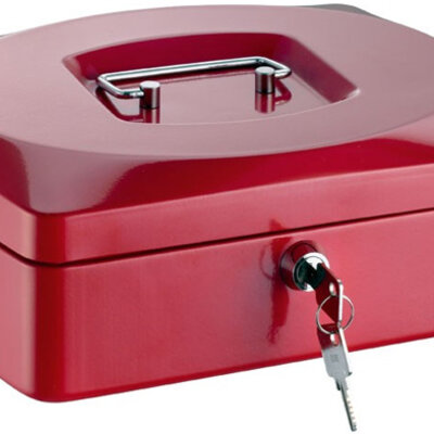 Kasa za novac Alco Premium 255 x 200 x 90 mm crvena 8420-12