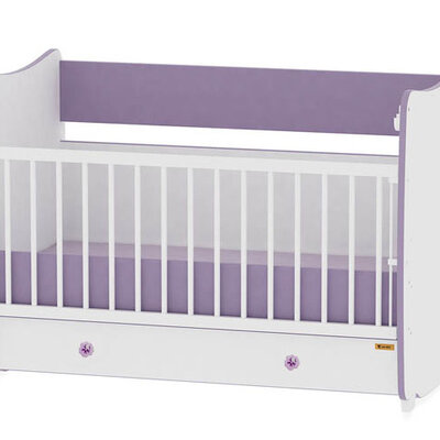 Lorelli Drveni krevetac Dream White Violet