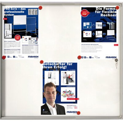 Bela tabla sa vratima i ključem 6 x A4 za unutrašnju upotrebu 09CR906