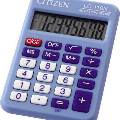 Kalkulator Citizen LC-110N 8 cifara plavi 05DGC110XE
