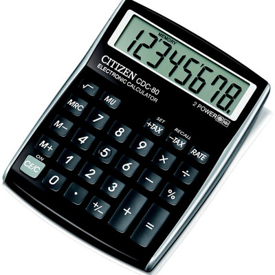Stoni kalkulator Citizen CDC-80 8 cifara crni 05DGC080B
