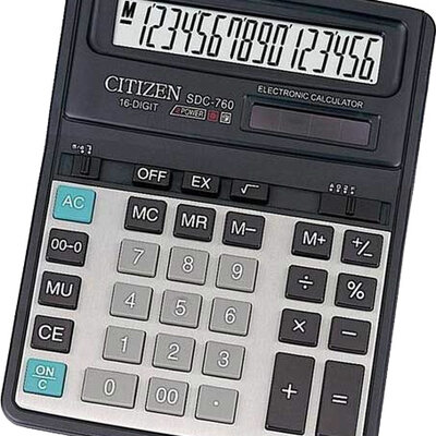 Stoni kalkulator - digitron CITIZEN SDC760 16 cifara 05DGC760