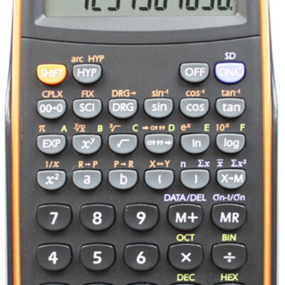 Citizen tehnički kalkulator 10 cifara SR-135N narandžasti 05DGC135J