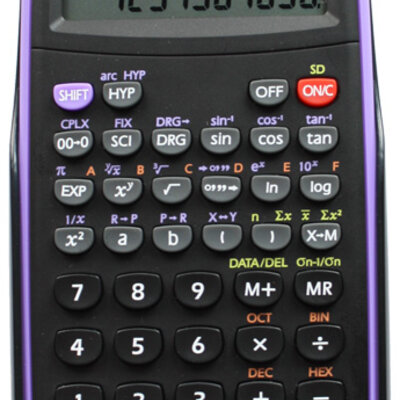 Citizen tehnički kalkulator 10 cifara SR-135N ljubičasti 05DGC135L