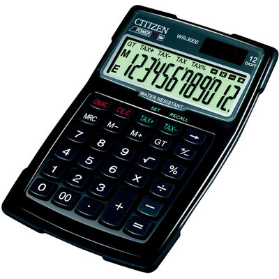 Vodootporni kalkulator Citizen WR-3000 12 cifara 05DGC3000