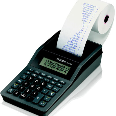 Mini računska mašina Citizen CX-77 IV SIVESWB sa adapterom 12 cifara 05RMC77