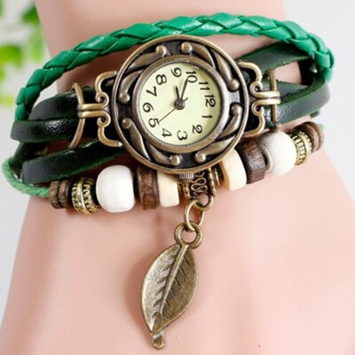 Ručni časovnik Vintage List Green