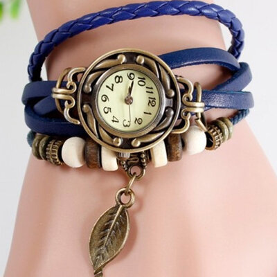 Ručni časovnik Vintage List Dark Blue