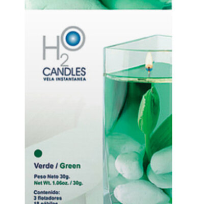 Ukrasne vodene svećice Rainbow Moments H2O zelena boja