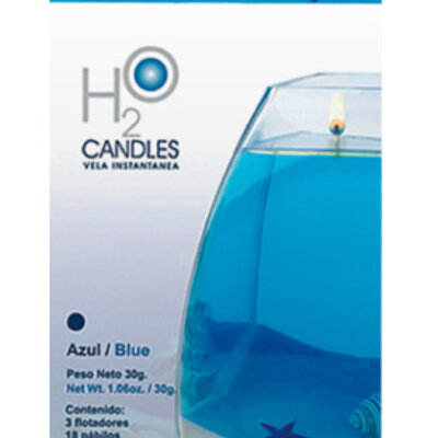 Ukrasne vodene svećice Rainbow Moments H2O plava boja