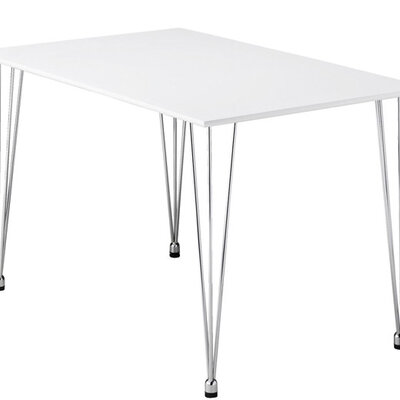 Trpezarijski sto Daria hrom/bela