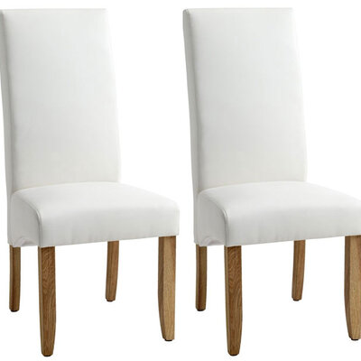 Dve trpezarijske stolice Phis krem