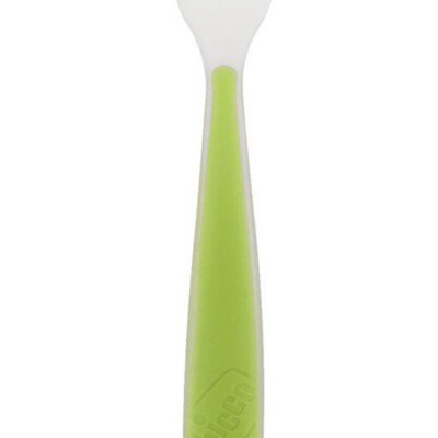 Chicco Mekana silikonska kašika 6m+, zelena 00006828500000