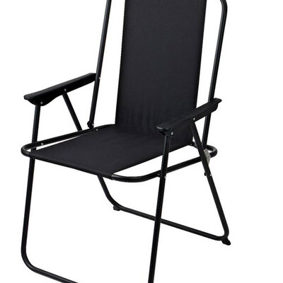 Kamperska stolica Campus II crna