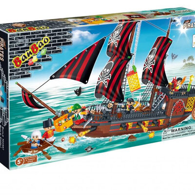 BanBao kocke Nesavladivi Piratski Brod 8702