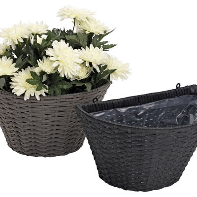 Pletena saksija Credo braon