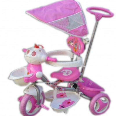 Tricikl guralica Svemirac sa zaštitom od Sunca TS4330 29914 roze