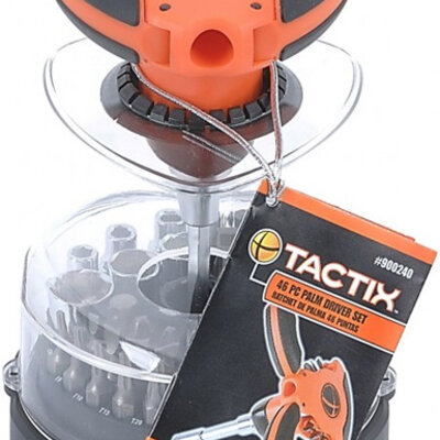 Komplet alata u plastičnoj kutiji 46 delova Tactix 900242 038618