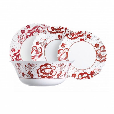 Servis za ručavanje Luminarc Alcove Red H2464 19 delova 115032