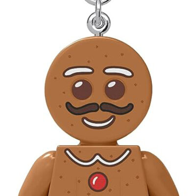 LEGO® ICONIC Privezak za ključeve sa LED svetlom Gingerbread Man - Medenjak