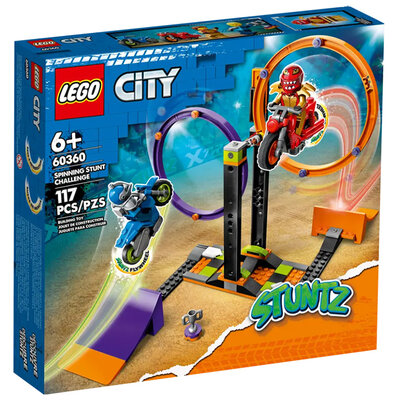 LEGO® City Kocke Stuntz Akrobatski izazov sa okretnim obručima 60360