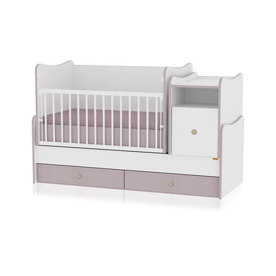 Lorelli Drveni krevetac za bebu Trend Plus White Capuccino