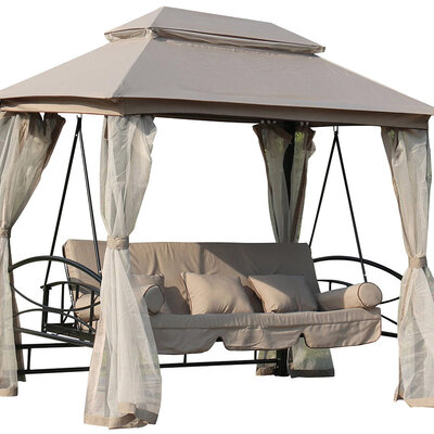 Baštenska Ljuljaška Krevet Sa Tendom i Baldahinima Coimbra