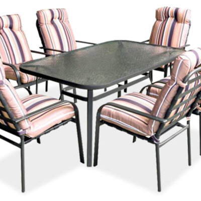 Baštenska garnitura Karma sto i šest stolica