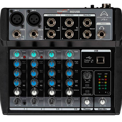 Mikro mikser Wharfedale Connect-802 USB 5846